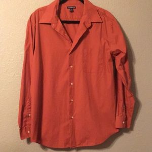 Mens Dress Shirt by Croft & Barrow Size Large Neck is 16 1/2 - 17